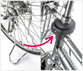 自転車 スタンド 上がら ない