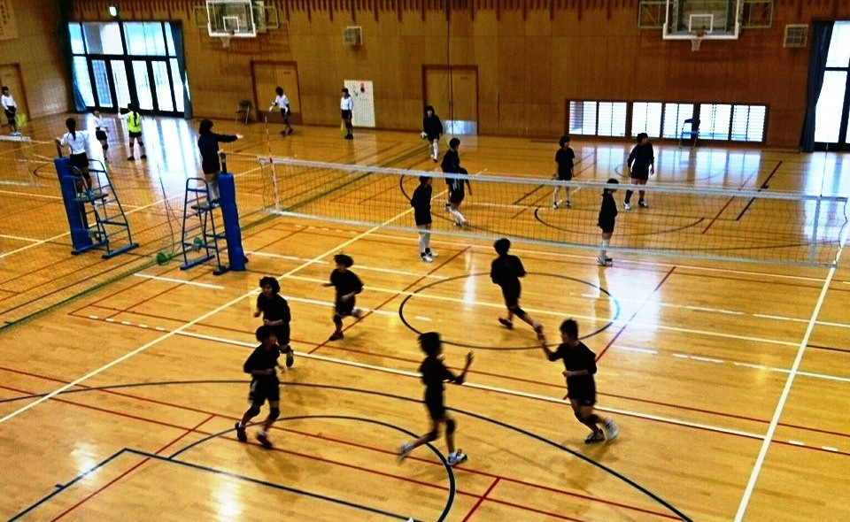 ricaの全国vb観戦記vol 51 宇和島市立城北中学校強化練習試合 京都 南丹市バレーボール協会 最後に必ず正義は勝つ