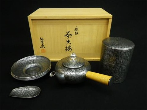 純銀 茶道具買取
