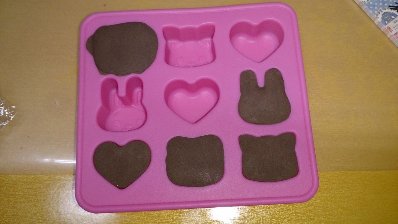 軽量粘土チョコレートの作り方 ママちゃんのスイーツデコ日記