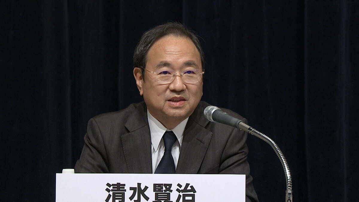 【フジ】清水社長、中居氏への賠償請求は「法的な問題をつめて検討」やり取りは「お答えしていません」