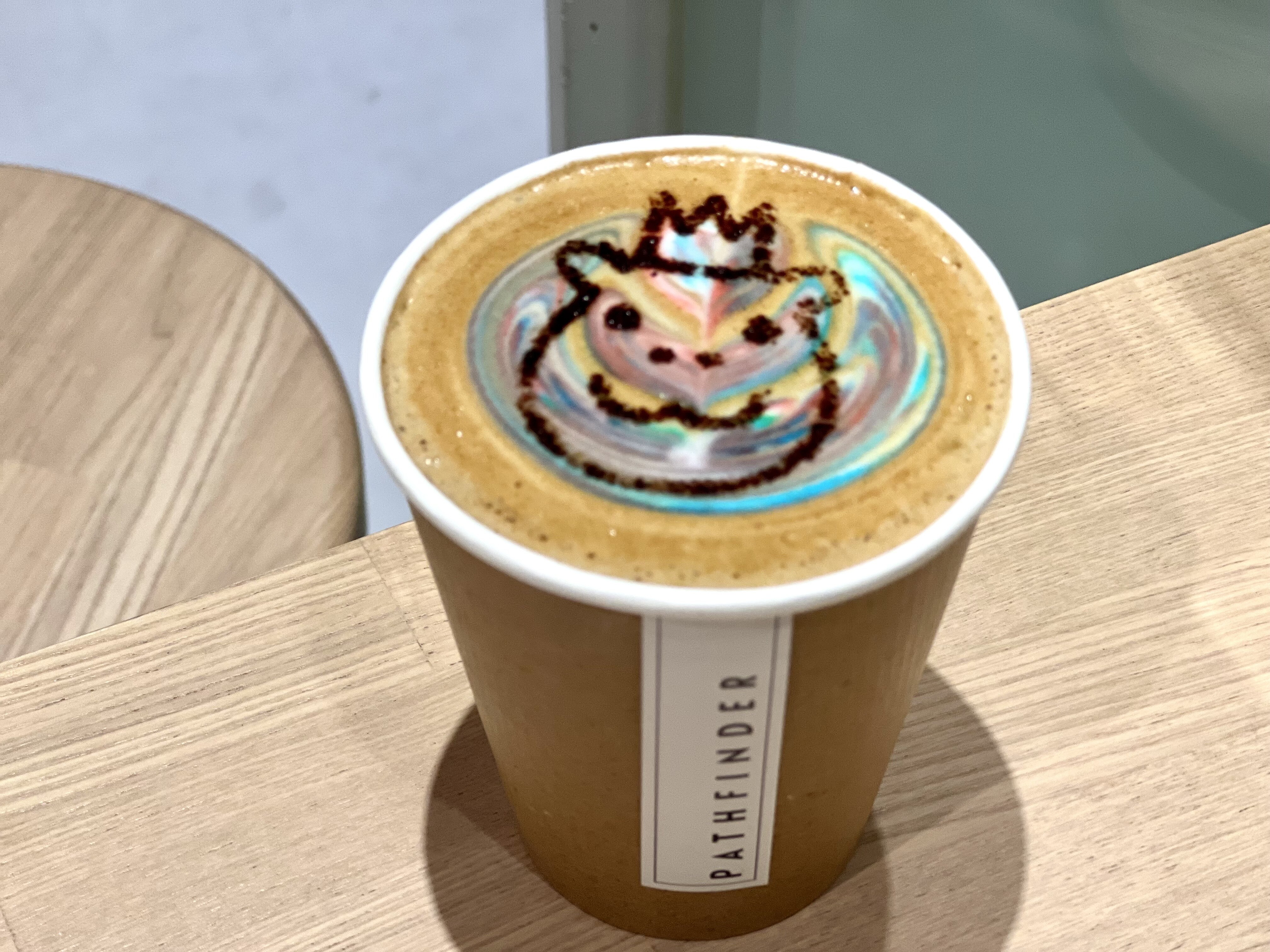 ラテ☕️ 大阪】ルクア8周年のラテ ～PATHFINDER XNOBU LUCUA大阪店 : 自己中心