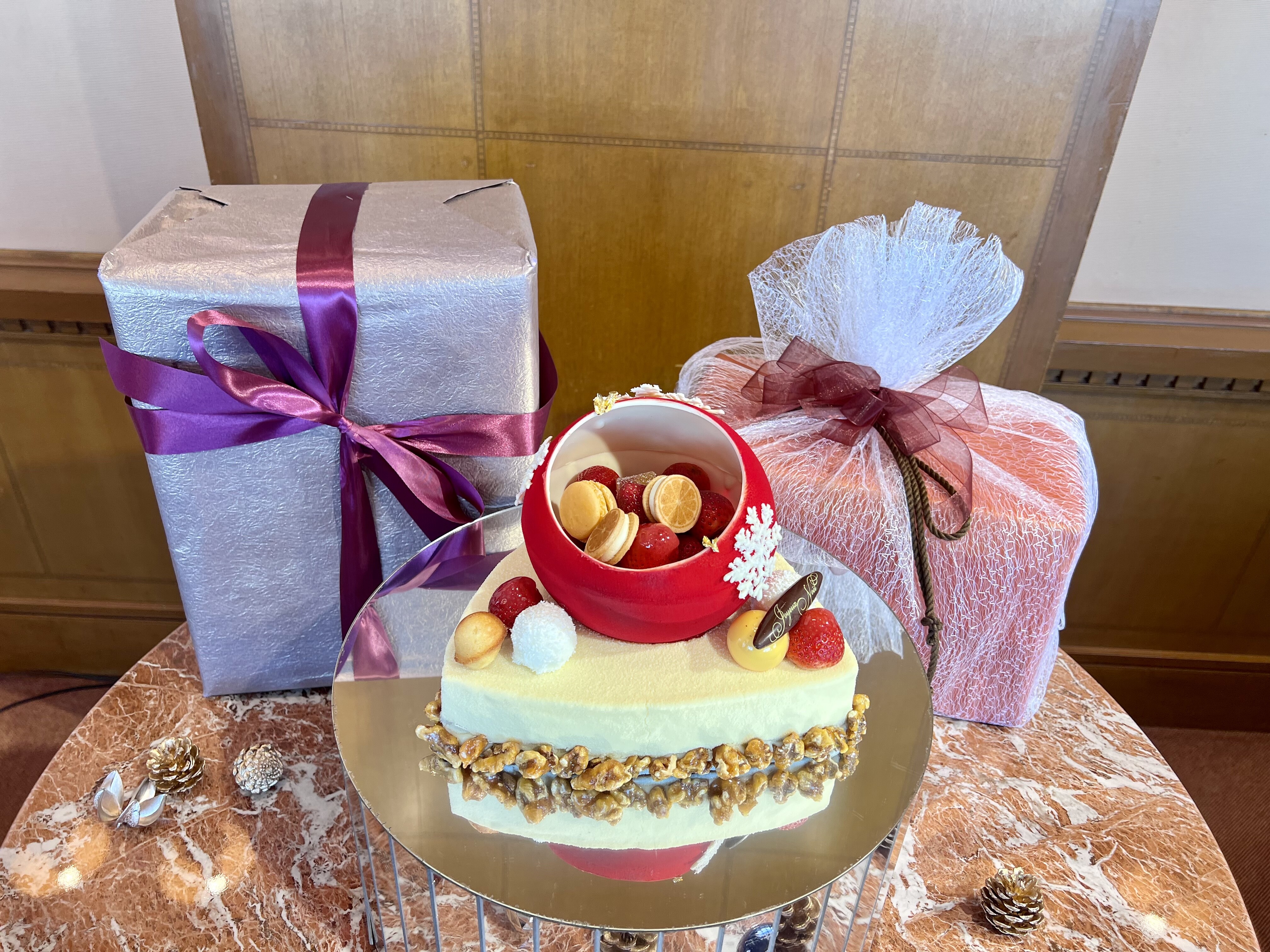 桜ノ宮 22年のクリスマスケーキ 帝国ホテル 大阪 自己中心食日記 Powered By ライブドアブログ