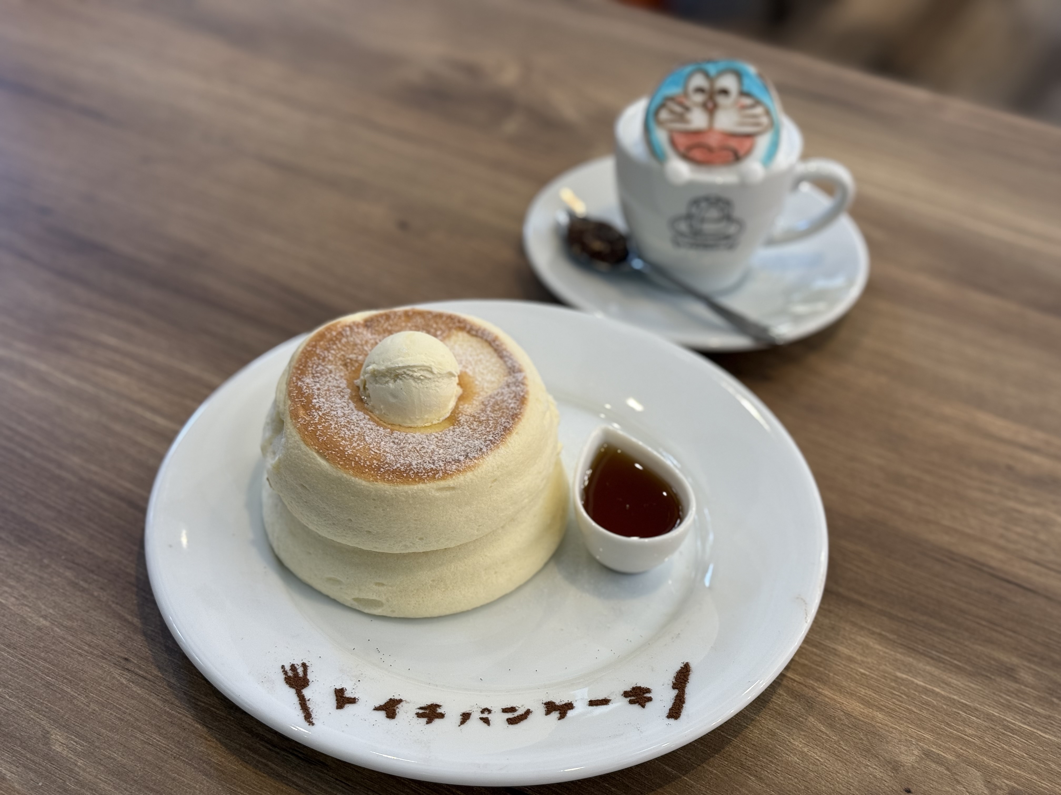 四ツ橋】3Dラテアートのクォリティーがすごい ～トイチパンケーキ 北