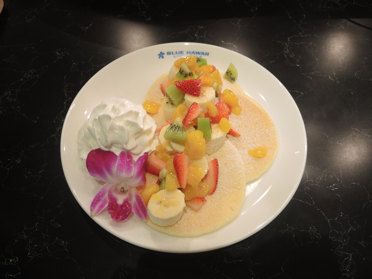 華やかなパンケーキあります ブルーハワイライフスタイル なんばcity店 Blue Hawaii Life Style 自己中心食日記 Powered By ライブドアブログ