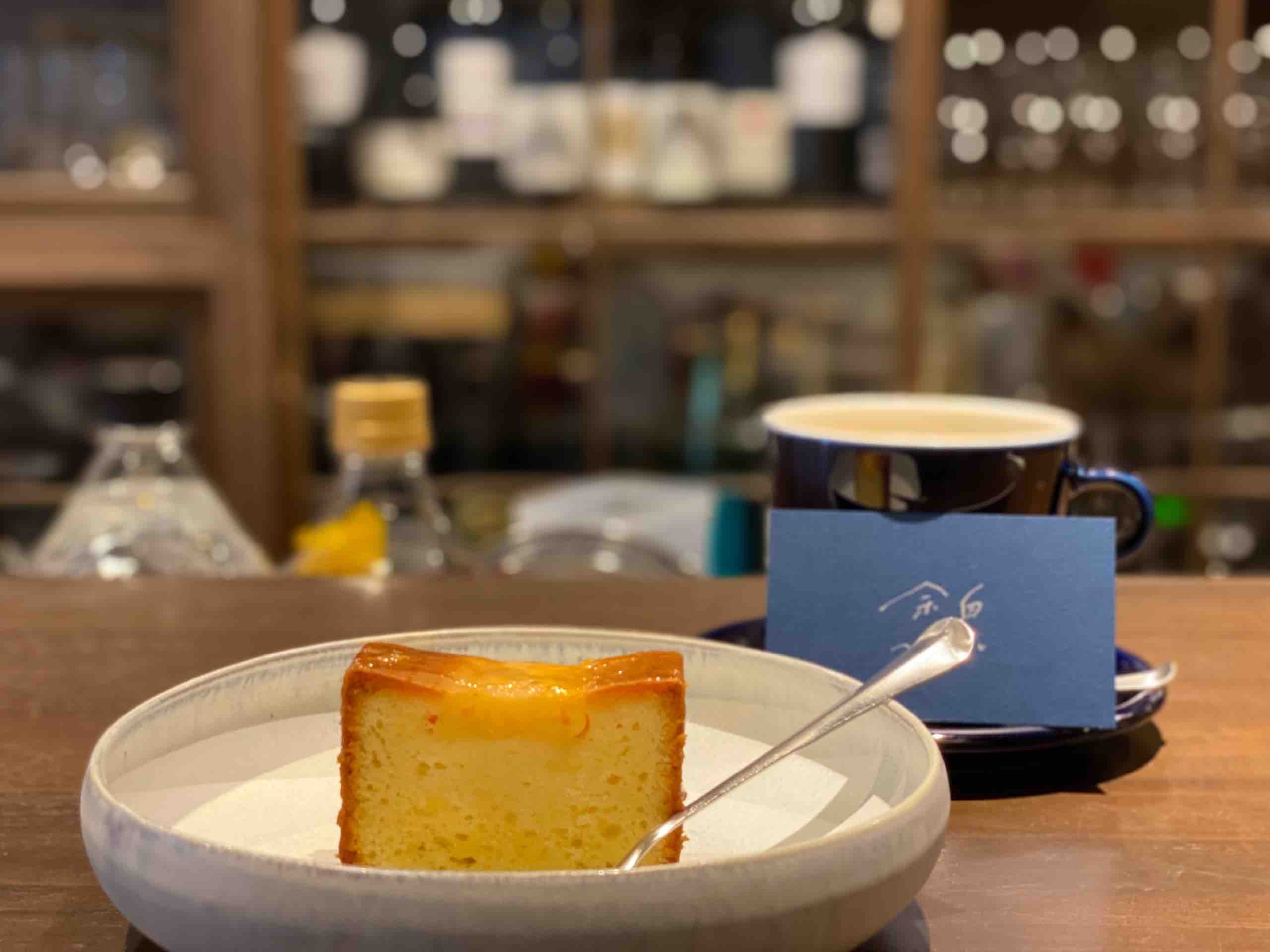 本町 大人なカフェでしっとりレモンケーキを 余白 自己中心食日記 Powered By ライブドアブログ