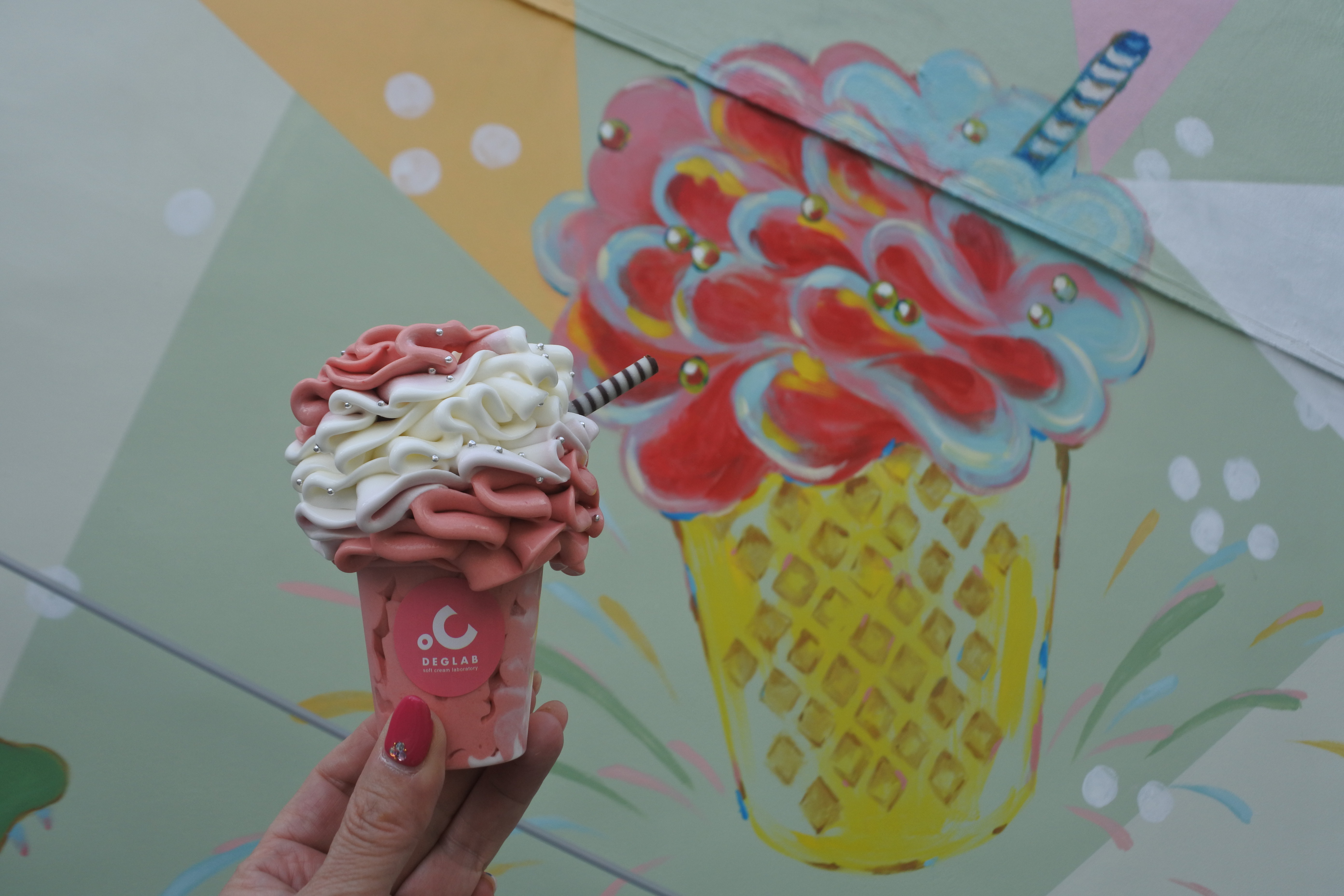 なんば インスタ映えのひだひだスイーツ ディグラボ ソフトクリーム研究所 自己中心食日記 Powered By ライブドアブログ