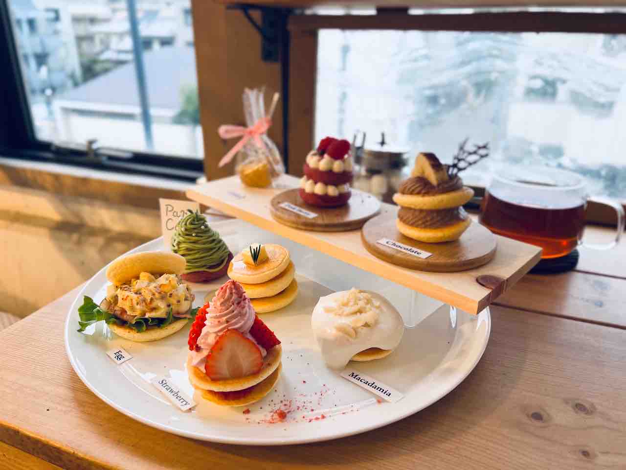 高槻 斬新 パンケーキのアフタヌーンティー 6 E United Cafe ユナイテッドカフェ 自己中心食日記 Powered By ライブドアブログ