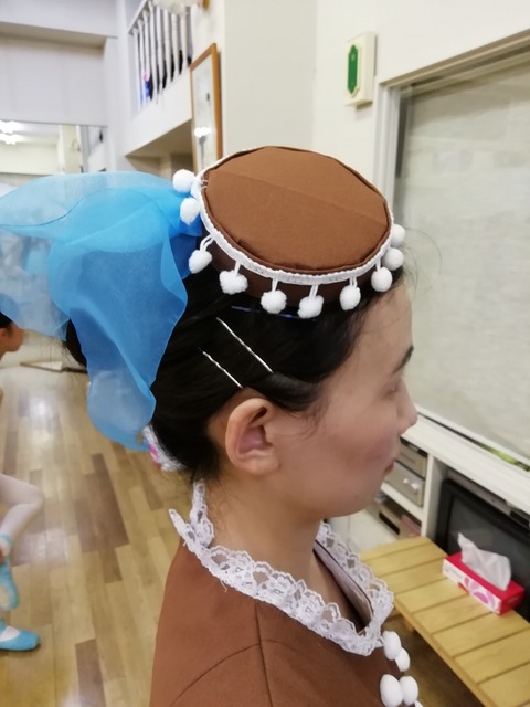 ブラウンレディのお帽子完成！