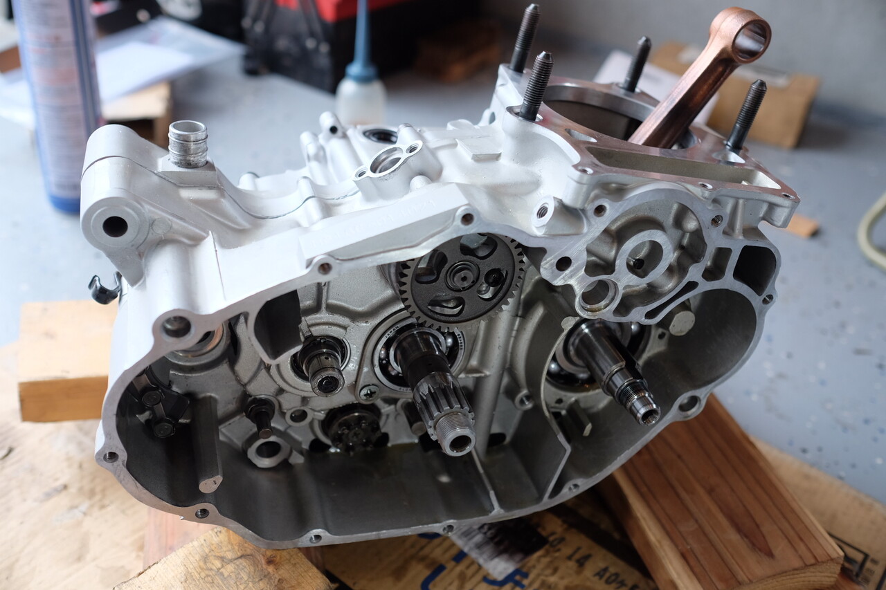 SR400 エンジン500クランク？