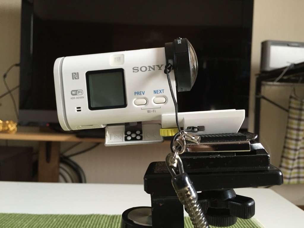 Sony アクションカム HDR-AS100V外部マイク入力 : naokiの日々 Sony アクションカム HDR-AS100V外部マイク入力 : naokiの日々