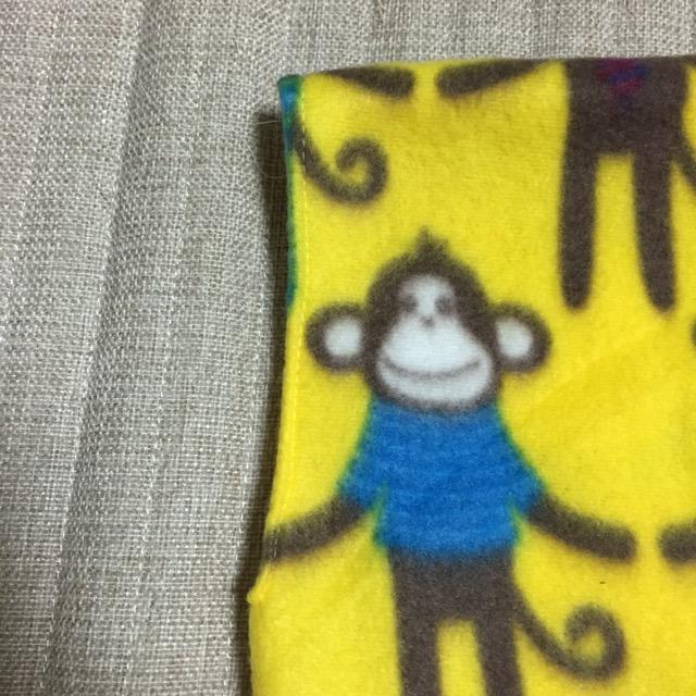 ダイソーフリースで手作りスリーパー 珈琲と 本と すこしの布と糸