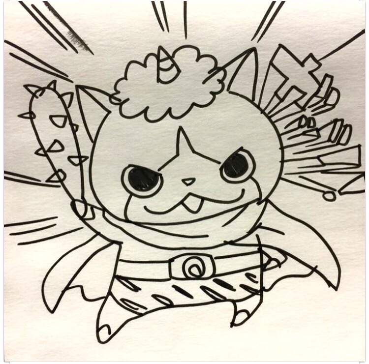 妖怪ウォッチ 鬼フユニャンの節分弁 揚げない大学芋ごま塩和え つくれぽ感謝 からだにやさしいキャラ弁とおうちごはん