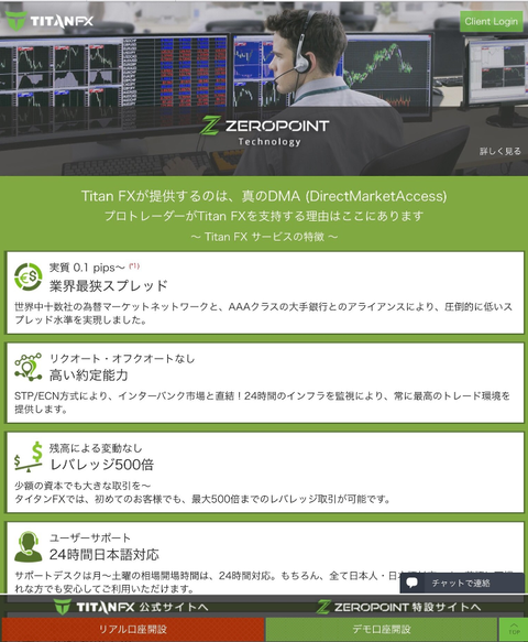 公式サイトTaitanFX