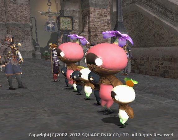 マンドラゴラが並んだ Memories Ff11