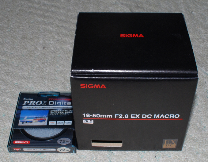 6820円 豪華で新しい SIGMA 18-50mm F2.8 EX DC MACRO フード有り