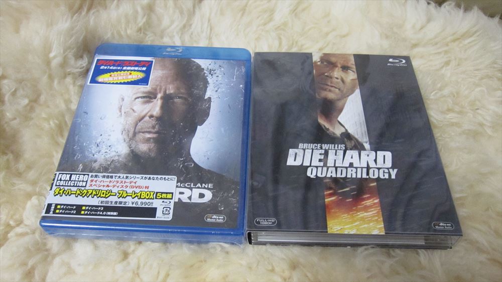 ダイ・ハード　クアドリロジー　ブルーレイＢＯＸ（初回生産限定版）（Ｂｌｕ－ｒａｙ　Ｄｉｓｃ） : ダイ・ハード クアドリロジー ブルーレイBOX（初回生産