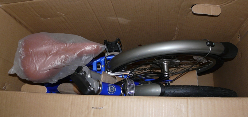 折りたたみ自転車”HANGTEN alloy folding”組立開始！ : なおさんの 