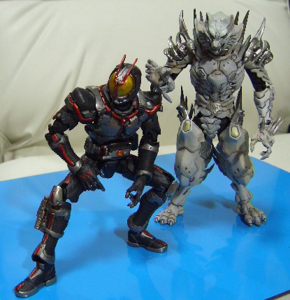 SIC.仮面ライダーファイズ 素体利用 仮面ライダーオーガ フィギュア