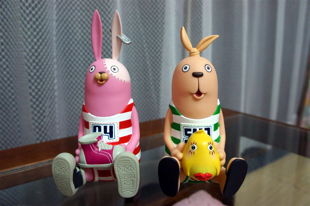 ウサビッチ ソフビ製貯金箱」届く！ : なおさんの「徒然日記」