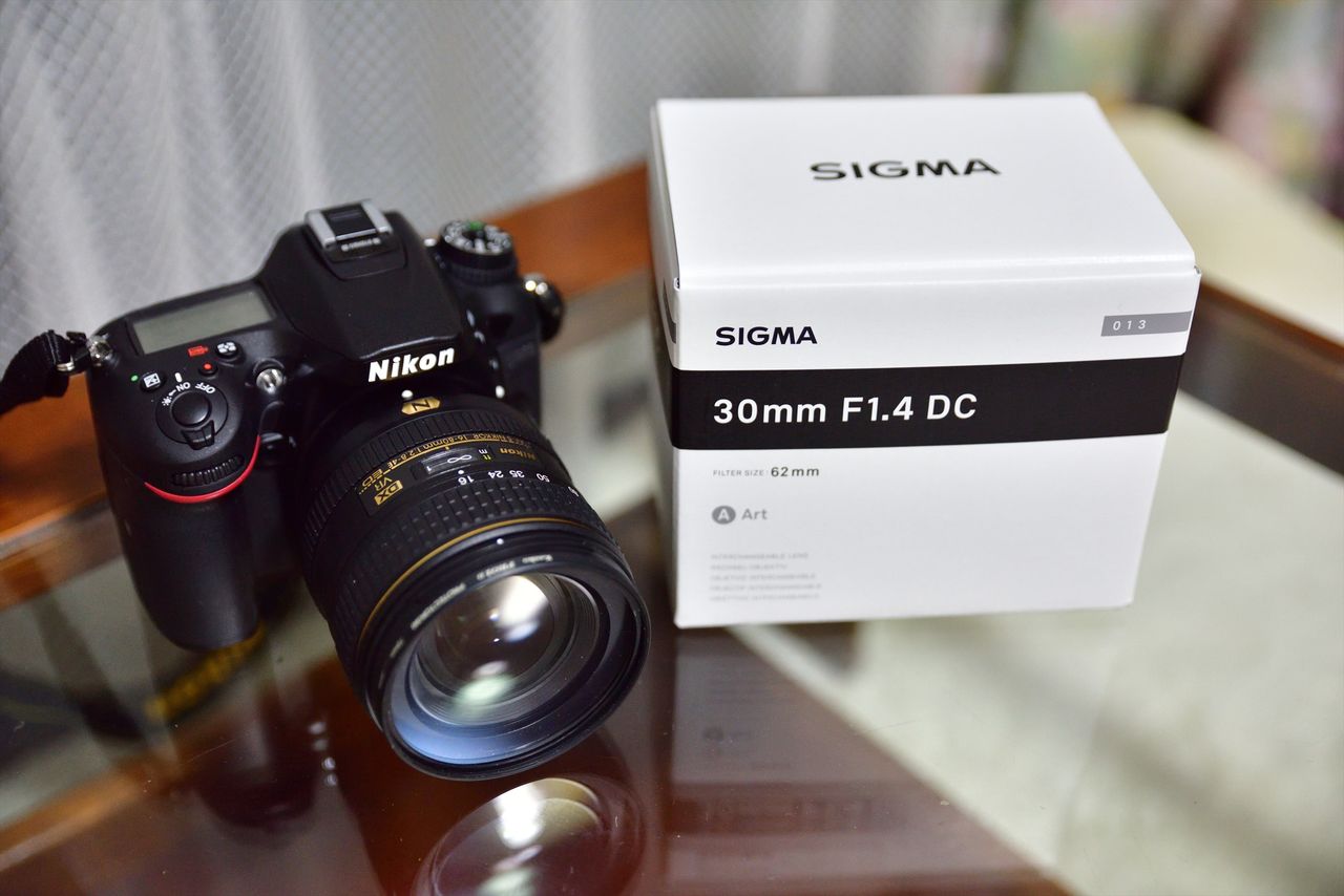 Sigma 単焦点標準レンズ Art 30mm F1 4 Dc Hsm ニコン用 Aps C専用 届く なおさんの 徒然日記