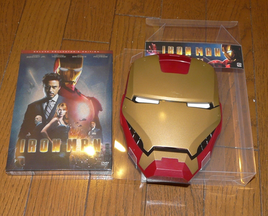 IRON  MAN フェイスマスクケース　アイアンマン　DVD2枚組 Amazon.com: [Amazon.co.jp Limited] Iron Man Face Mask with