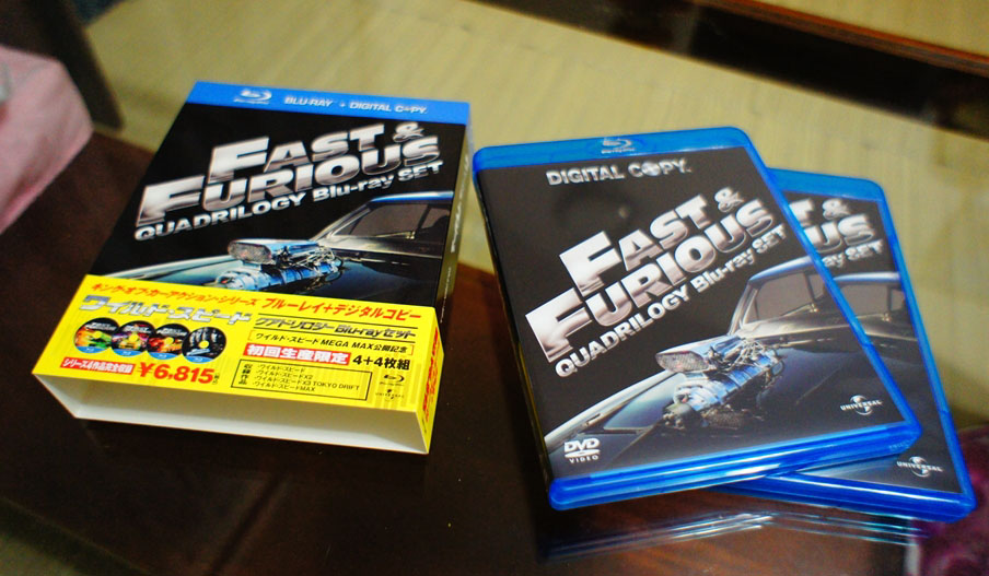 ワイルド スピード クアドリロジー Blu Ray デジタルコピー付 初回生産限定 届く なおさんの 徒然日記