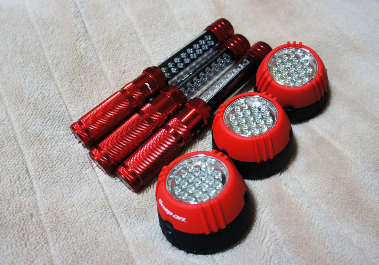 SNAP-ON スナップオン 16LED ハイブリット ライト 3本セット 電池付