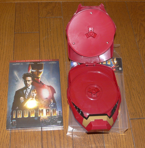 DVD「アイアンマン フェイスマスク・ケース付 DVD-BOX」届く