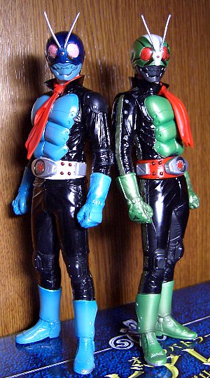 ソフビ魂 仮面ライダー THE FIRST 1号＆2号」到着！ : なお