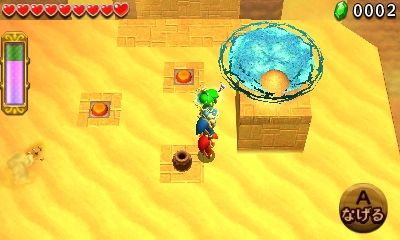 ゼルダの伝説トライフォース3銃士 6 砂漠エリア ゲームの息吹を風とともに