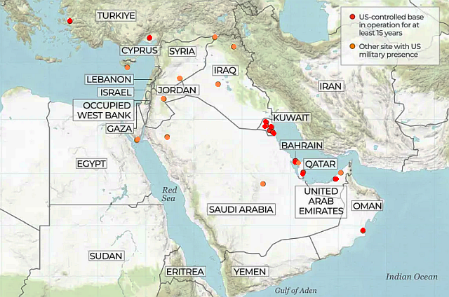 Mapping US troops and military bases i
