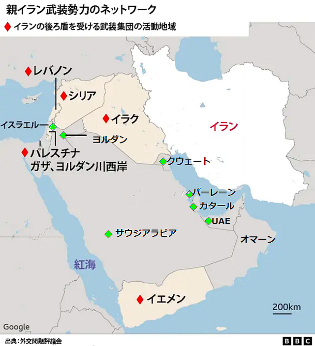 【解説】　中東が全面戦争に近づい