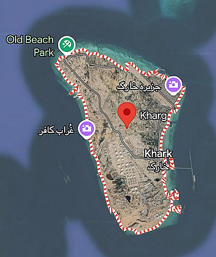 Xユーザーの阿漕さん- 「ペルシャ湾のカーグ（ハールク）島の解説。」 - X