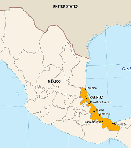 Veracruz State in Mexico, History & Agricul