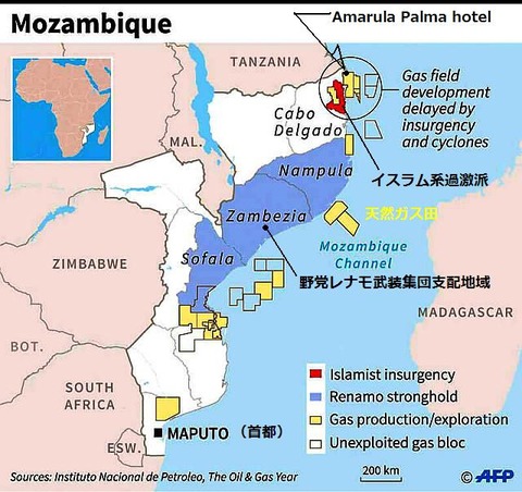 Atalayar_Mapa de Mozambique