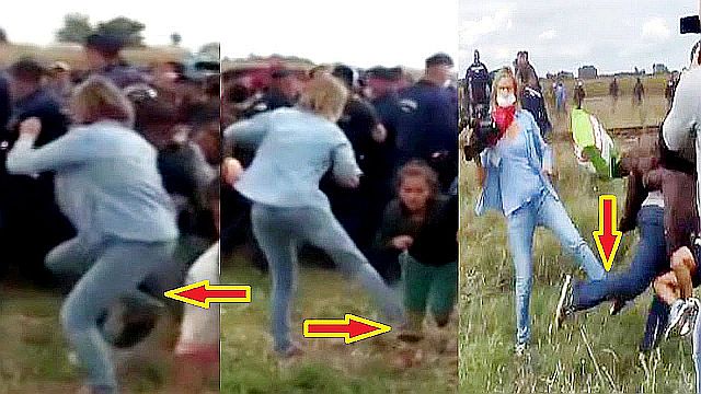 難民の子供の足を蹴る女性カメラマン ハンガリー 北の国から猫と二人で想う事 Livedoor版 難民の子供の足を蹴る女性カメラマン ハンガリー 北の国から猫と二人で想う事 Livedoor版