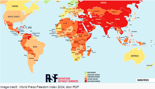 A rise in authoritarianism puts press