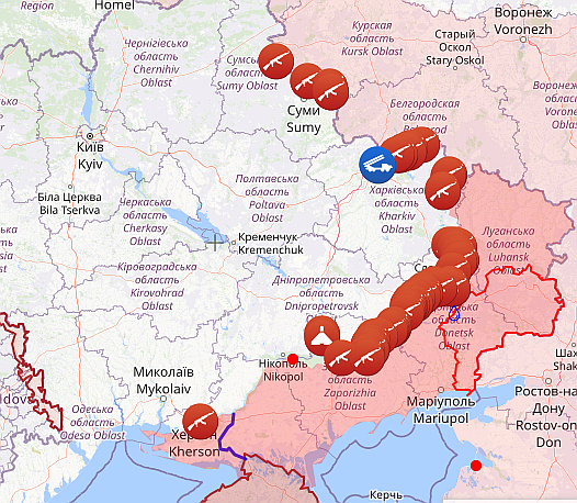 Ukraine Interactive map - Ukraine L