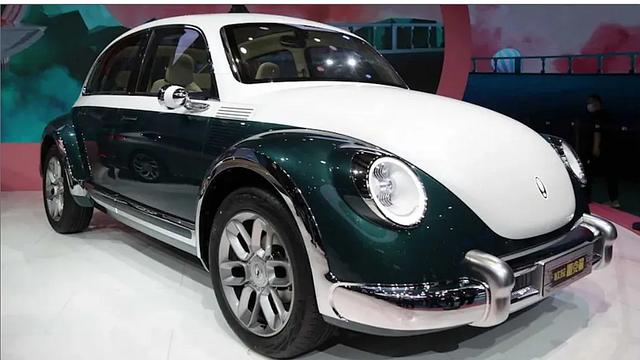 あまりにも露骨 VWビートルのそっくりさんが中国に現れ