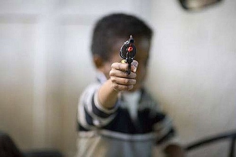 Child-kills-father