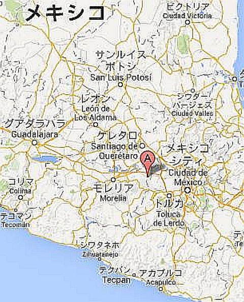 メキシコ ミチョアカン ロス・レジェス - Google マップ