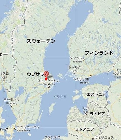 uppsala - Google マップ