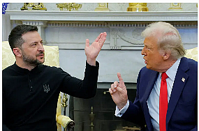 「失礼だ」トランプ氏とゼレ