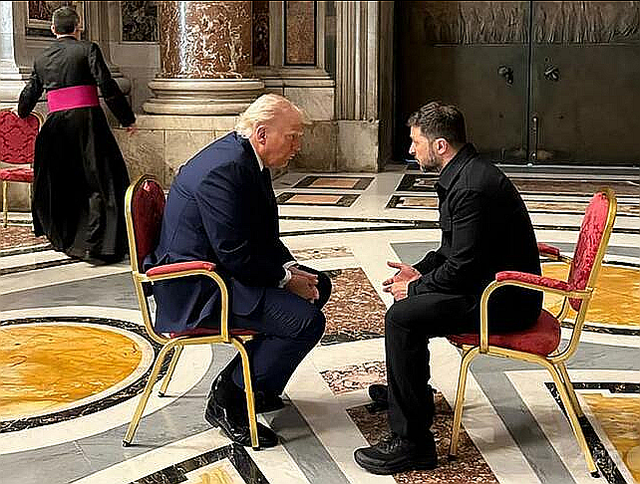 ゼレンスキー氏と会談後、プーチン氏への疑念示す トランプ氏 写真6枚 国際ニュース:AFPBB News