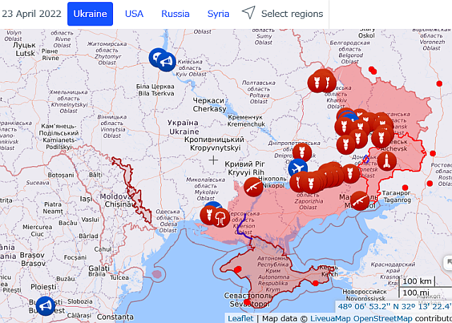 FireShot Capture 87 - Ukraine Interactive map