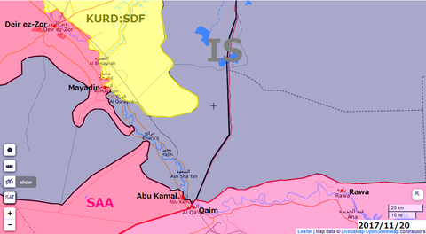 Video shows the displacement of civili