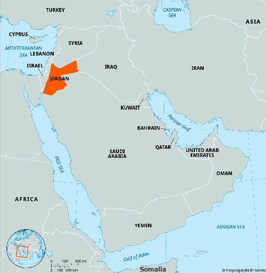 Jordan  History, Popula
