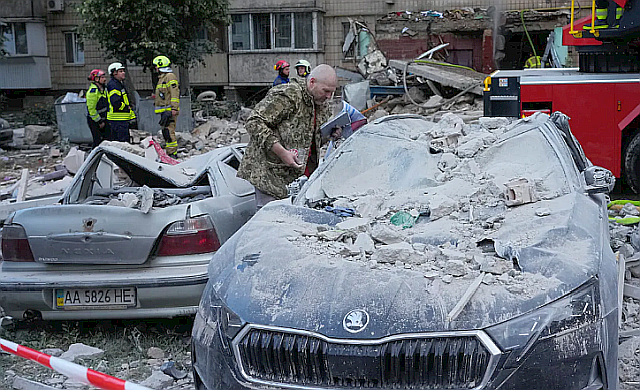 Russian missile and drone attack kills a