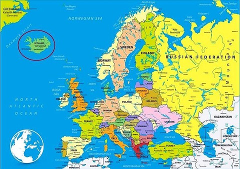 Europe-map-where-is-Iceland